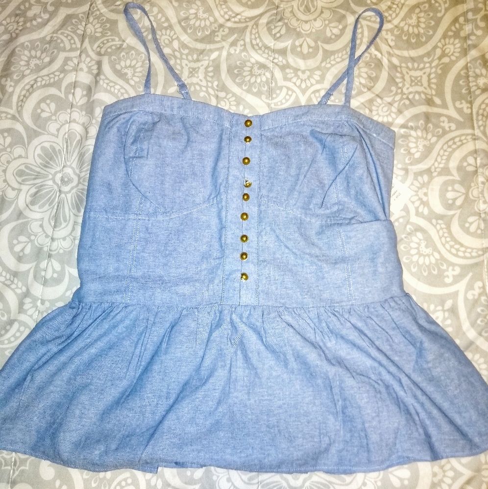 Jean Spaghetti Strap Top
